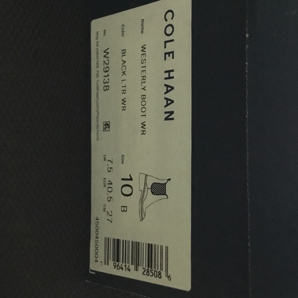 Cole Haan Black Ankle Boots